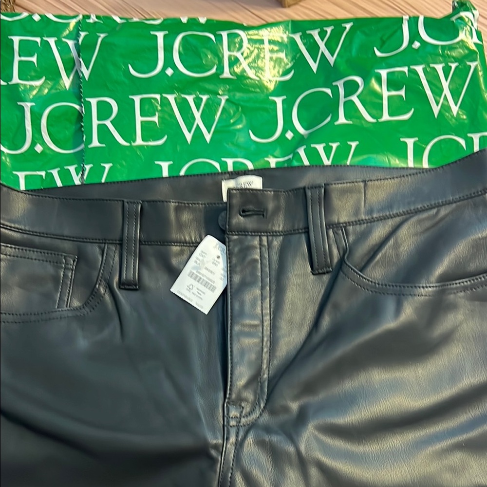 Chic Black Leather Pants